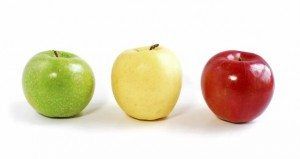 Three apples